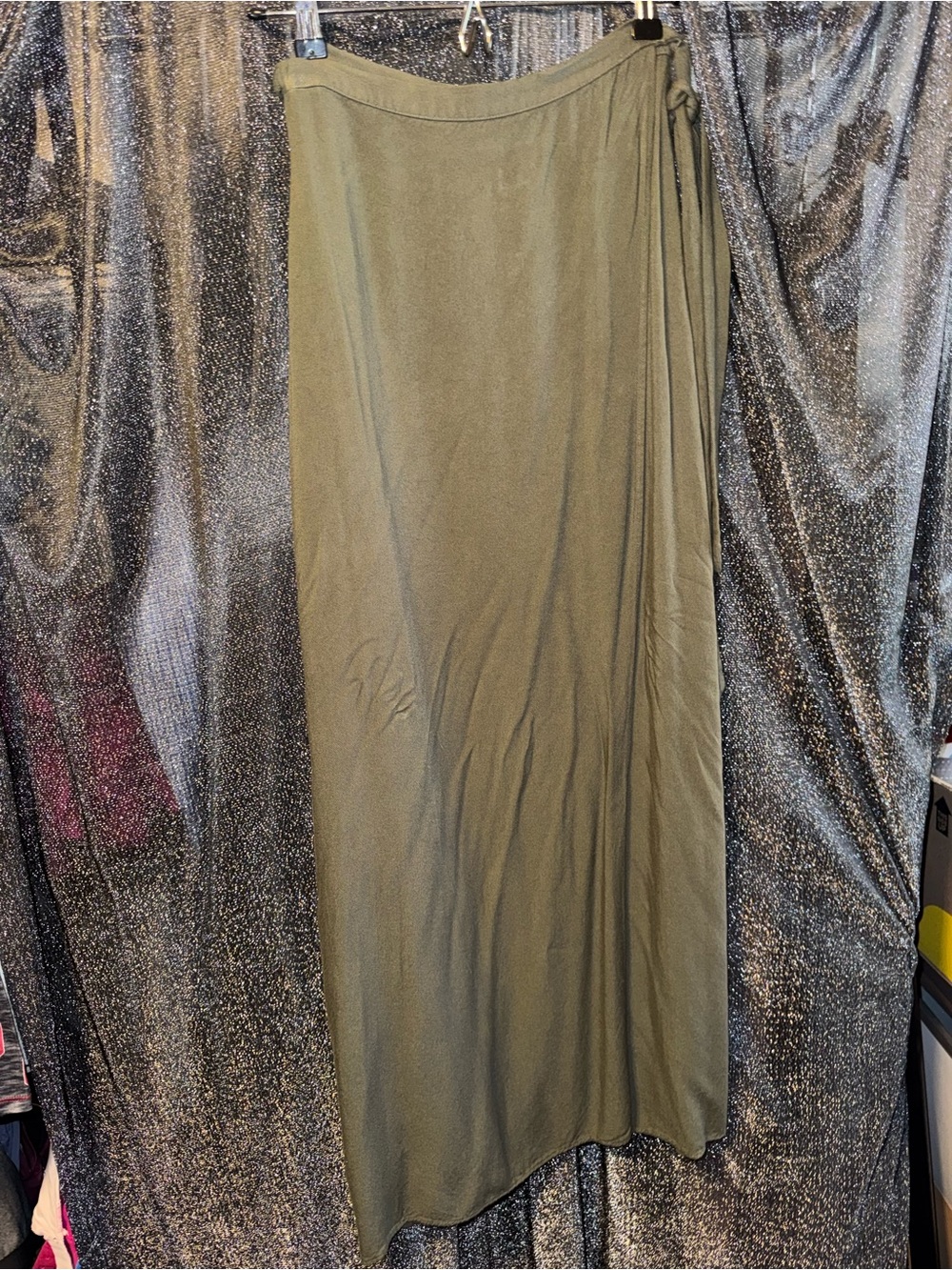 Forever 21 Olive Maxi Skirt